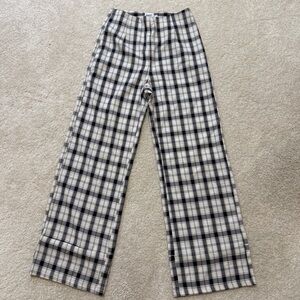 Princess Polly Plaid Wide-Leg Pants
